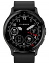 Ρολόι GARMIN Venu® 3  Με Μαύρο Δερμάτινο Λουράκι GA-010-02784-52