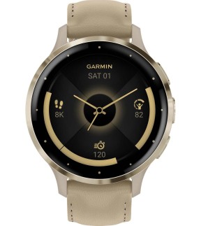GARMIN Venu® 3S French Grey Leather GA-010-02785-55