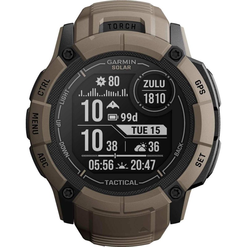 GARMIN Instinct 2X Solar Coyote Tan Silicone Band GA 010 02805 02