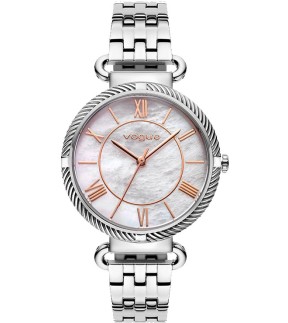 Ρολόι VOGUE Melissa Με Ασημί Ατσάλινο Μπρασελέ 614081