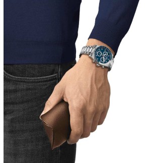 TISSOT PR516 Chronograph Silver Stainless Steel Bracelet T1494171104100