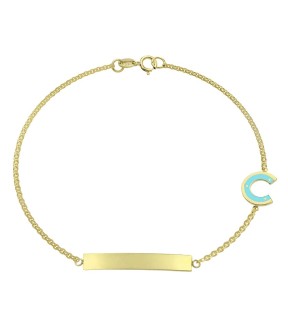 VITOPOULOS Kid ID Bracelet Gold 14CT