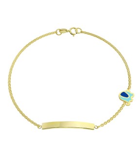 VITOPOULOS Kid ID Bracelet Gold 14CT