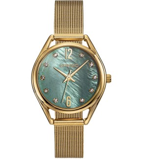 GREGIO Cluster Yellow Gold Stainless Steel Bracelet GR510021