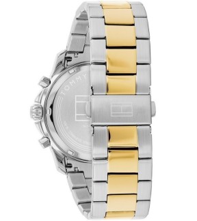 Ρολόι TOMMY HILFIGER Wesley Με Πολλαπλές Ενδείξεις Και Κίτρινο Χρυσό-Ασημί Ατσάλινο Μπρασελέ 1710627