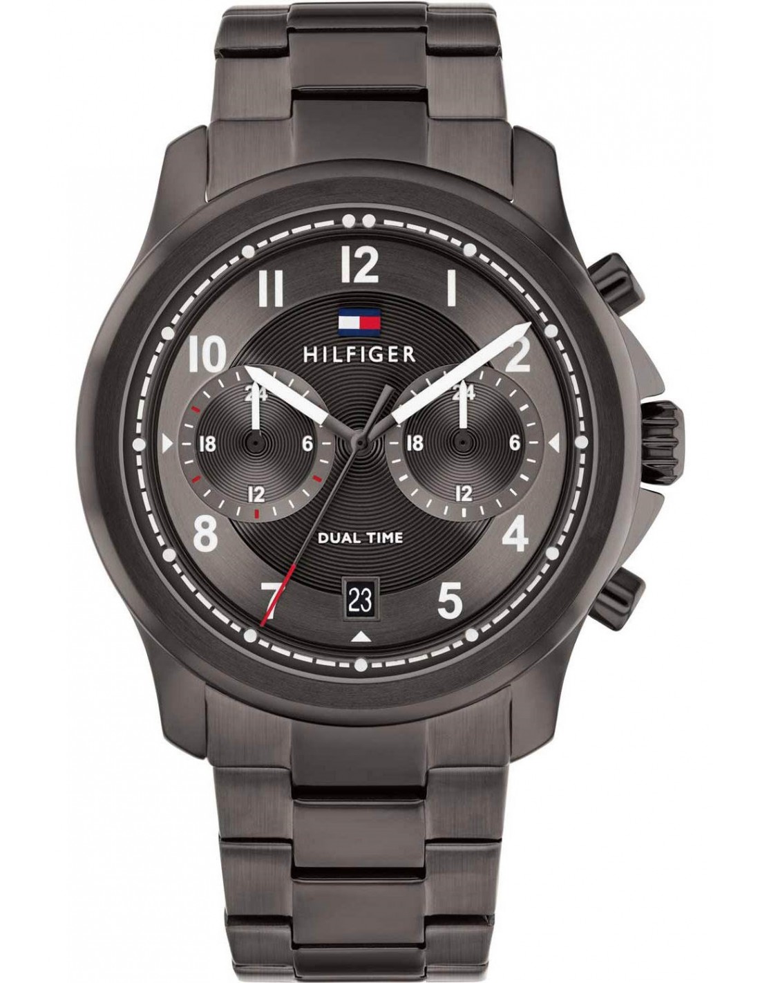 TOMMY HILFIGER Wesley Multifunction Grey Stainless Steel Bracelet 1710628