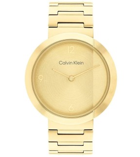 CALVIN KLEIN Eccentric Yellow Gold Stainless Steel Bracelet 25200290