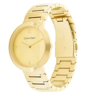 CALVIN KLEIN Eccentric Yellow Gold Stainless Steel Bracelet 25200290