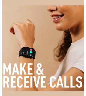 REFLEX Smartwatch Black Silicone Strap RA23-2170