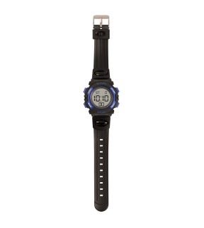 TIKKERS Black Silicone Strap ATK0212