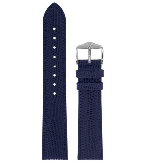 HIRSCH Rainbow Blue Leather Strap 18mm 12322680-18