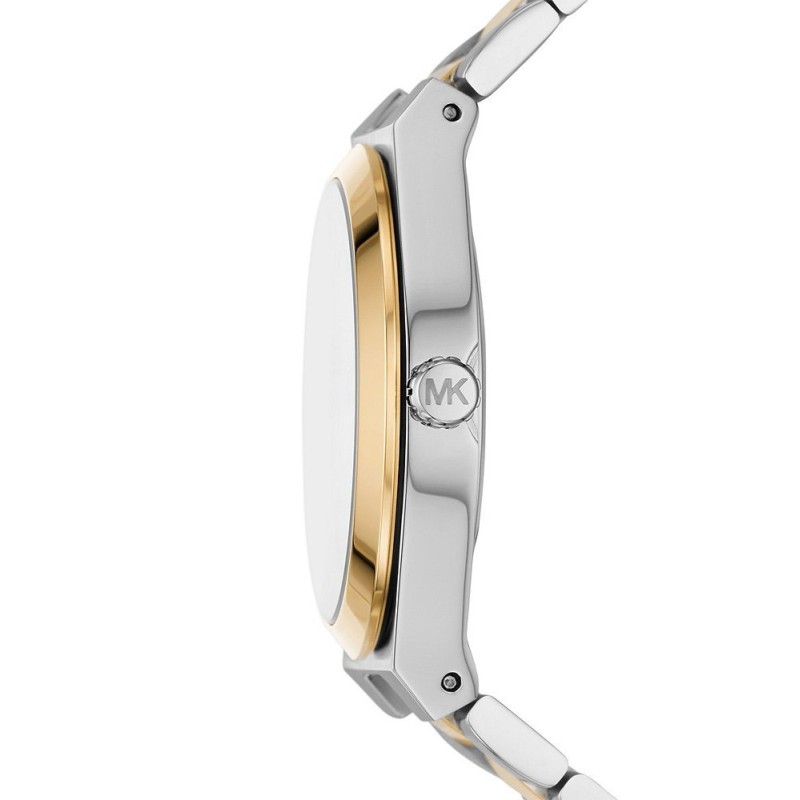Ρολόι MICHAEL KORS Lennox Με Κίτρινο Χρυσό-Ασημί Ατσάλινο Μπρασελέ MK7464
