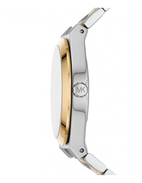 Ρολόι MICHAEL KORS Lennox Με Κίτρινο Χρυσό-Ασημί Ατσάλινο Μπρασελέ MK7464