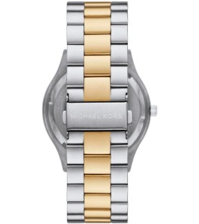 MICHAEL KORS Runway Yellow Gold-Silver Stainless Steel Bracelet MK9149