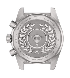 Ρολόι TISSOT PR516 Με Χρονογράφο Και Κίτρινο Χρυσό-Ασημί Ατσάλινο Μπρασελέ T1494172205100