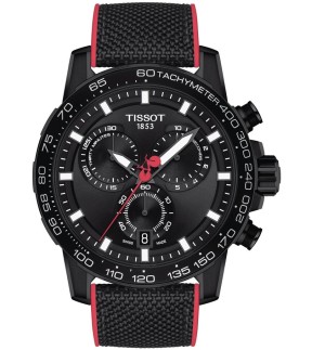 TISSOT Supersport Chrono Black Textile Strap T1256173705100