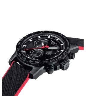 TISSOT Supersport Chrono Black Textile Strap T1256173705100