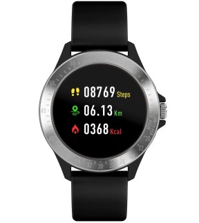 Ρολόι HARRY LIME Smartwatch Με Μαύρο Λουράκι Σιλικόνης HA07-2001