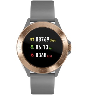 Ρολόι HARRY LIME Smartwatch Με Γκρι Λουράκι Σιλικόνης HA07-2008