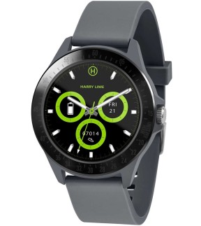 Ρολόι HARRY LIME Smartwatch Με Γκρι Λουράκι Σιλικόνης HA07-2010
