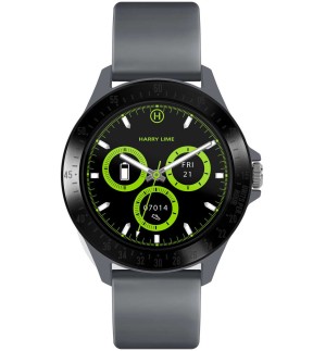 Ρολόι HARRY LIME Smartwatch Με Γκρι Λουράκι Σιλικόνης HA07-2010