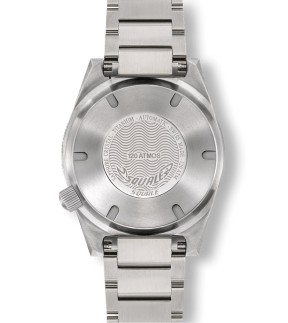 Ρολόι SQUALE Master Titanium Με Αυτόματο Μηχανισμό Και Ασημί Μπρασελέ Από Τιτάνιο MASTIBKBK.TI20