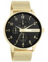 OOZOO Timepieces Yellow Gold Stainless Steel Mesh Bracelet C11302