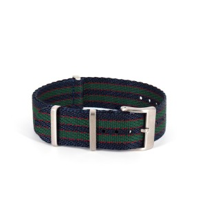 PIERO MAGLI Blue - Green - Red NATO Strap 22mm 95100102-22