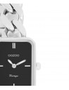 Ρολόι OOZOO Vintage Με Ασημί Μεταλλικό Μπρασελέ C20361