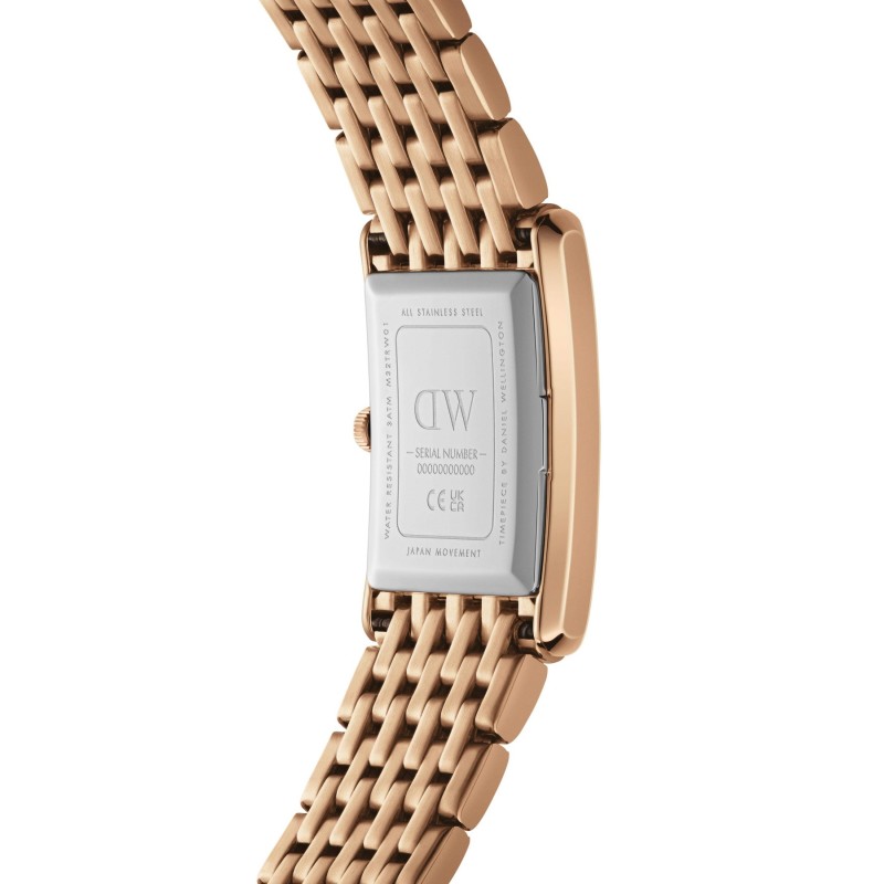Ρολόι DANIEL WELLINGTON Bound Με Ροζ Χρυσό Ατσάλινο Μπρασελέ DW00100704