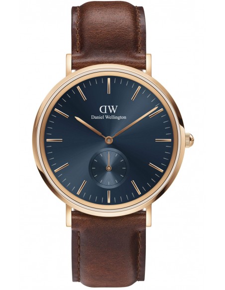 DANIEL WELLINGTON Classic St Mawes Brown Leather Strap DW00100708