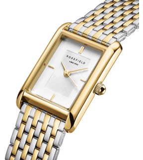 ROSEFIELD Heirloom Two Tone Stainless Steel Bracelet HWDSG-H03
