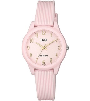Q&Q Pink Rubber Strap VS13J005Y