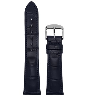 FLUCO GERMANY Louisiana Blue Leather Strap 22mm