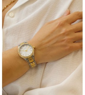 GREGIO Supernova Yellow Gold-Silver Stainless Steel Bracelet GR520040
