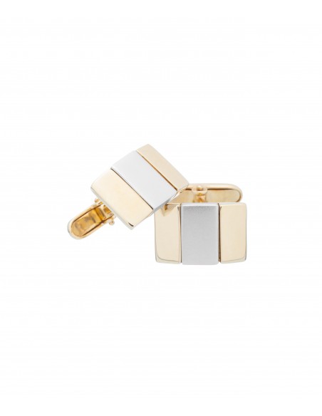 VITOPOULOS White - Yellow Gold 14CT Cufflinks