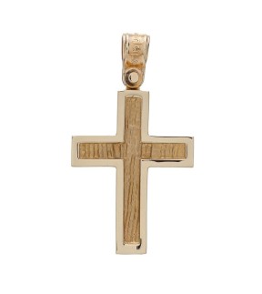 VITOPOULOS Man Cross Yellow Gold 14Ct