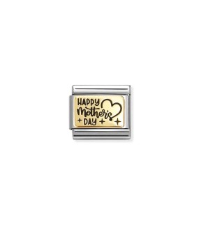 Nomination Composable Classic Link Stainless Steel Silver And Gold 18K 030166/36