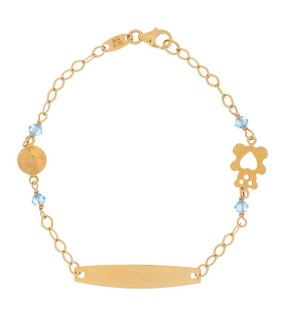 VITOPOULOS Kid ID Bracelet Gold 9CT