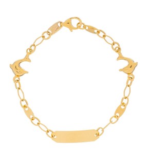 VITOPOULOS Kid ID Bracelet Gold 18CT