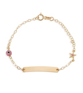 VITOPOULOS Kid ID Bracelet Gold 9CT