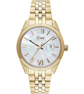 JCou Queen's Mini Yellow Gold Stainless Steel Bracelet JU17031-19