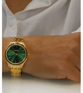 GREGIO Supernova Yellow Gold Stainless Steel Bracelet GR520021