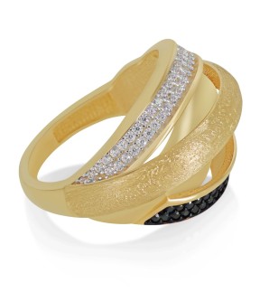 VITOPOULOS Ring Yellow Gold 14Ct With Stones