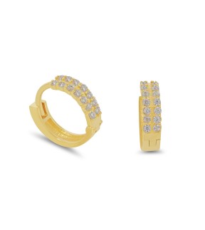 VITOPOULOS Earrings Gold 14CT With Stones