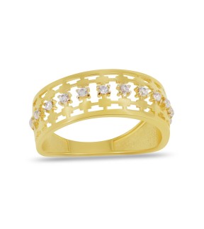 VITOPOULOS Ring Yellow Gold 14Ct With Stones