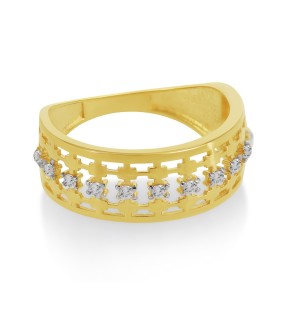 VITOPOULOS Ring Yellow Gold 14Ct With Stones