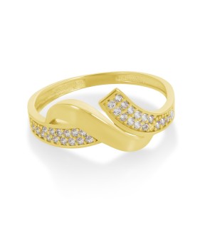 VITOPOULOS Ring Yellow Gold 14Ct With Stones