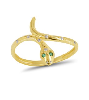 VITOPOULOS Ring Yellow Gold 14Ct With Stones
