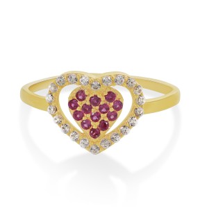 VITOPOULOS Ring Yellow Gold 14Ct With Stones